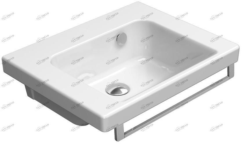 8630111 Встроенная раковина под столешницу овальная GSI ceramica Norm