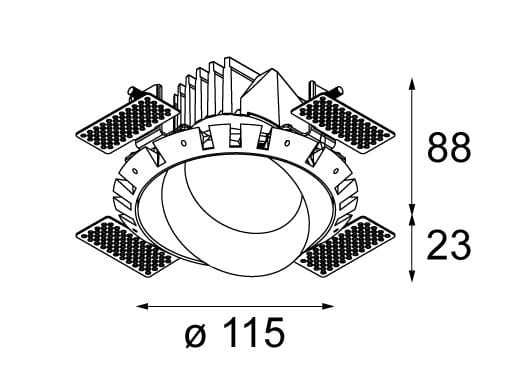 Утопленный светодиодный прожектор Modular Lighting Instruments ASY WINK ARCH-00036773 - Вид №5