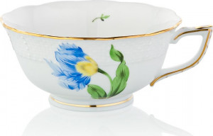 71939 Herend Чашка чайная 180мл "Китти" (синяя) Фарфор, Керамика