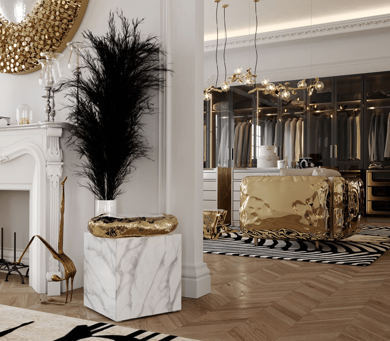 0-136 Приставной столик Stonehenge carrara  Boca Do Lobo  - Вид №28