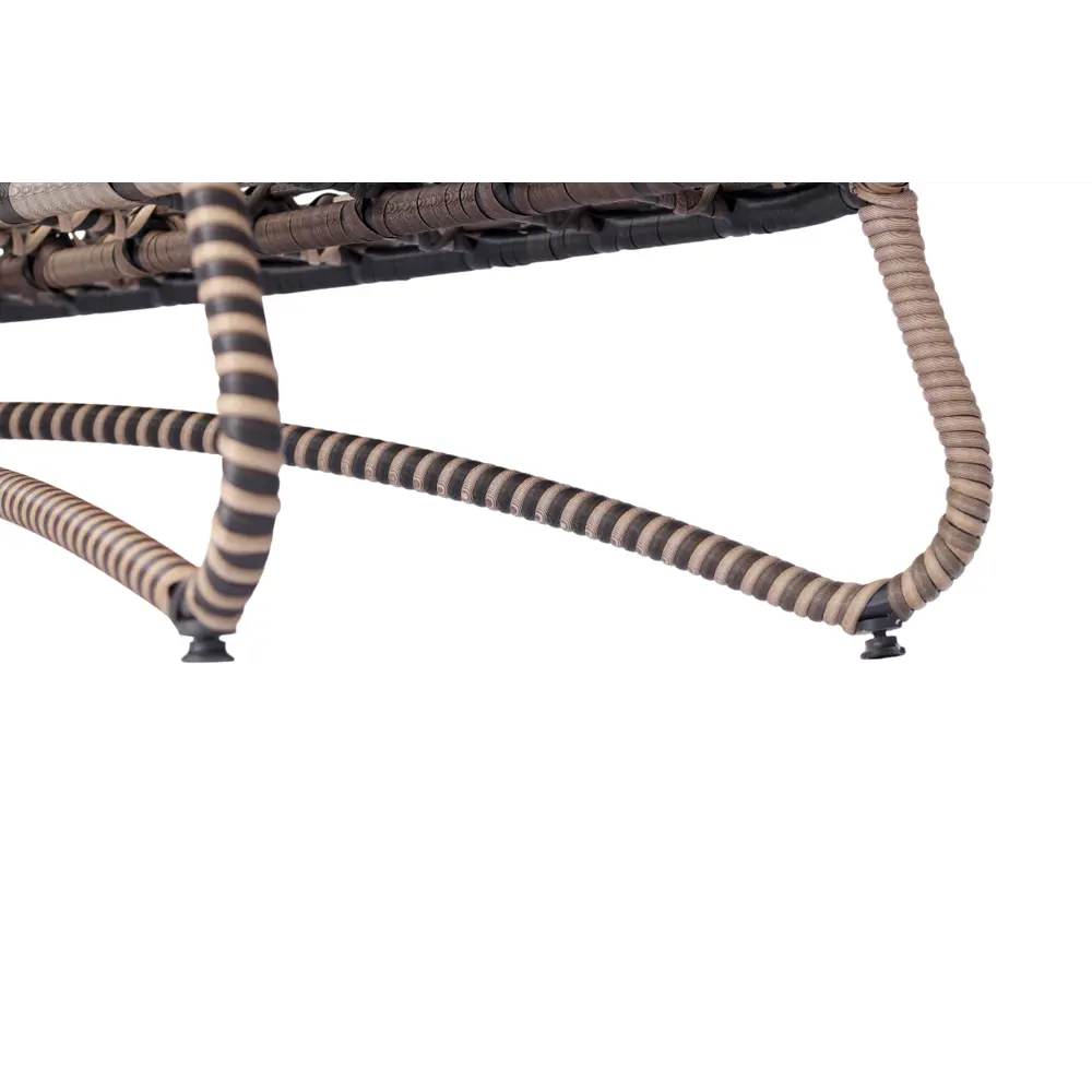 Диван садовый Niko 190x85x82 см искусственный ротанг темно-коричневый Santreyd STLM-2096317 - Вид №13