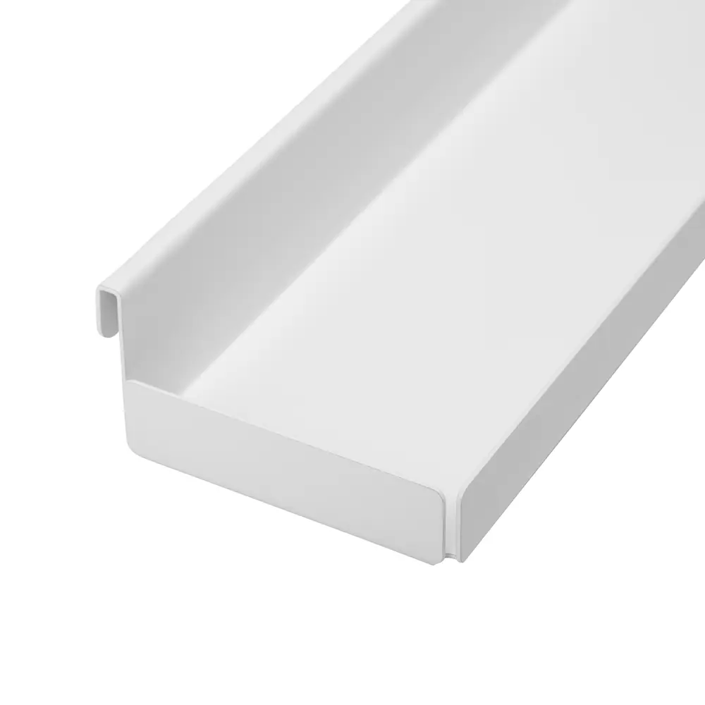 Полка боковая НСХ 8.6x4.1x31.6 см сталь цвет белый STLM-2048151 - Вид №2