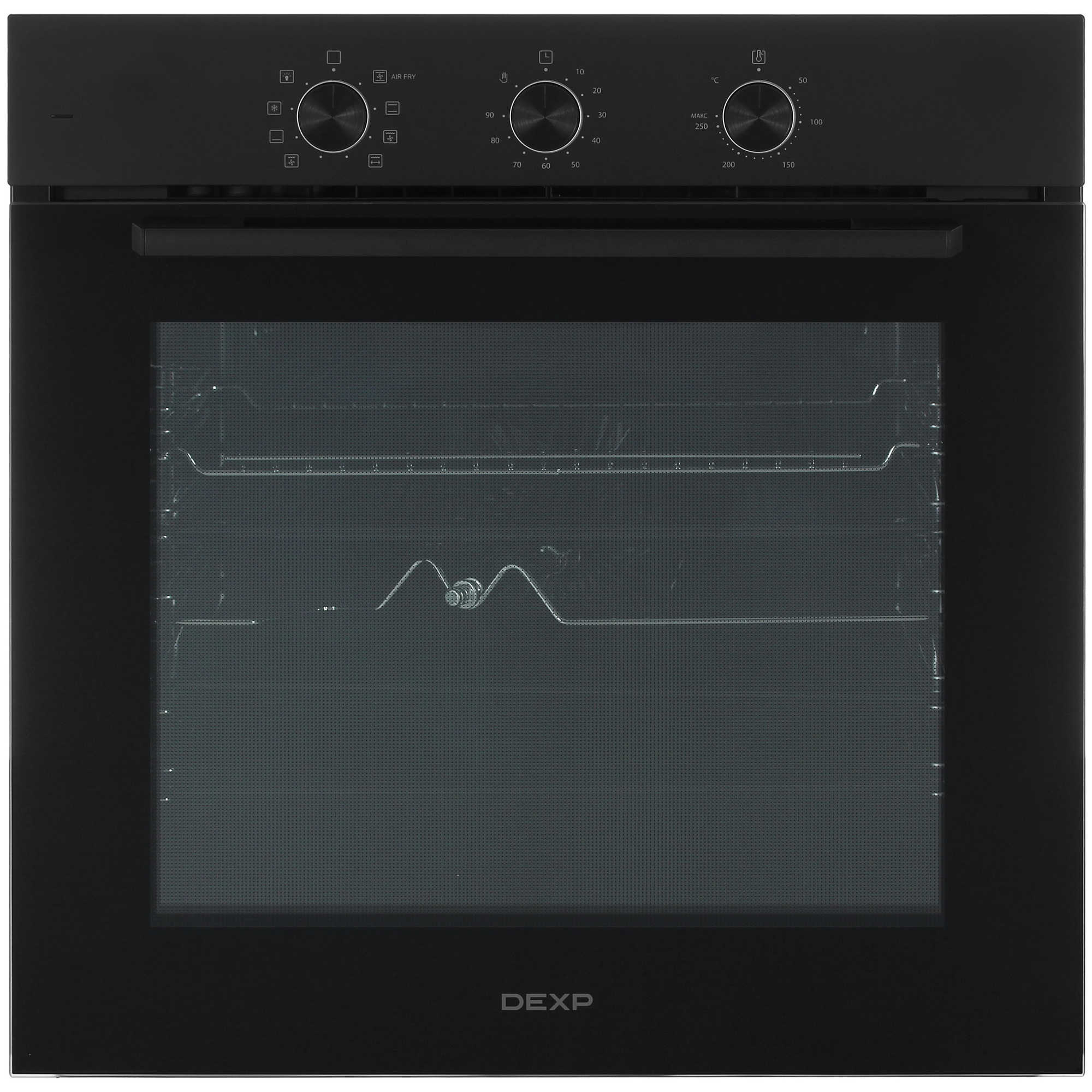 9175842 Электрический духовой шкаф DEXP Frypro-01 черный STDN-0105285