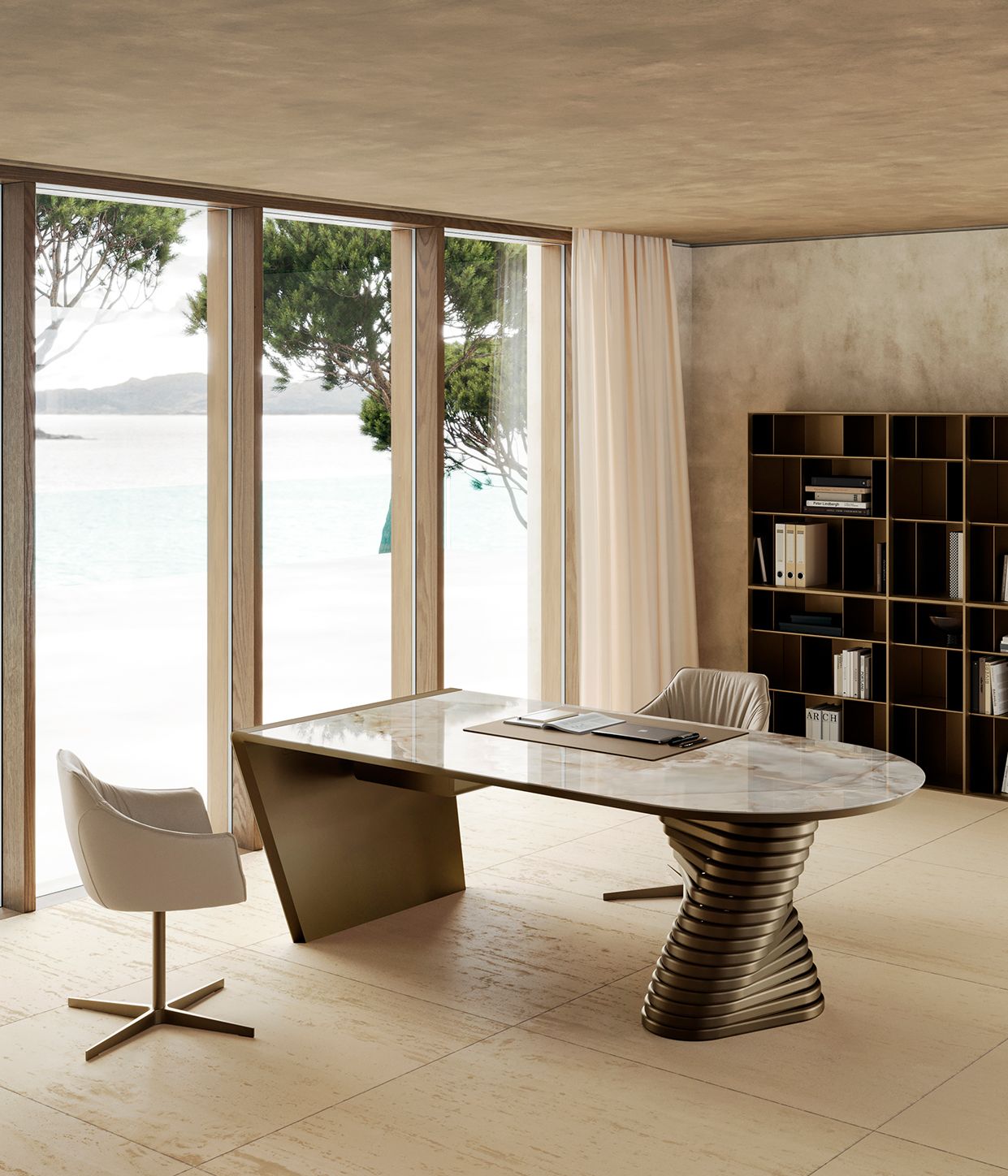 Керамический стол с ящиками EFORMA рулон ARCH-00061888 - Вид №2