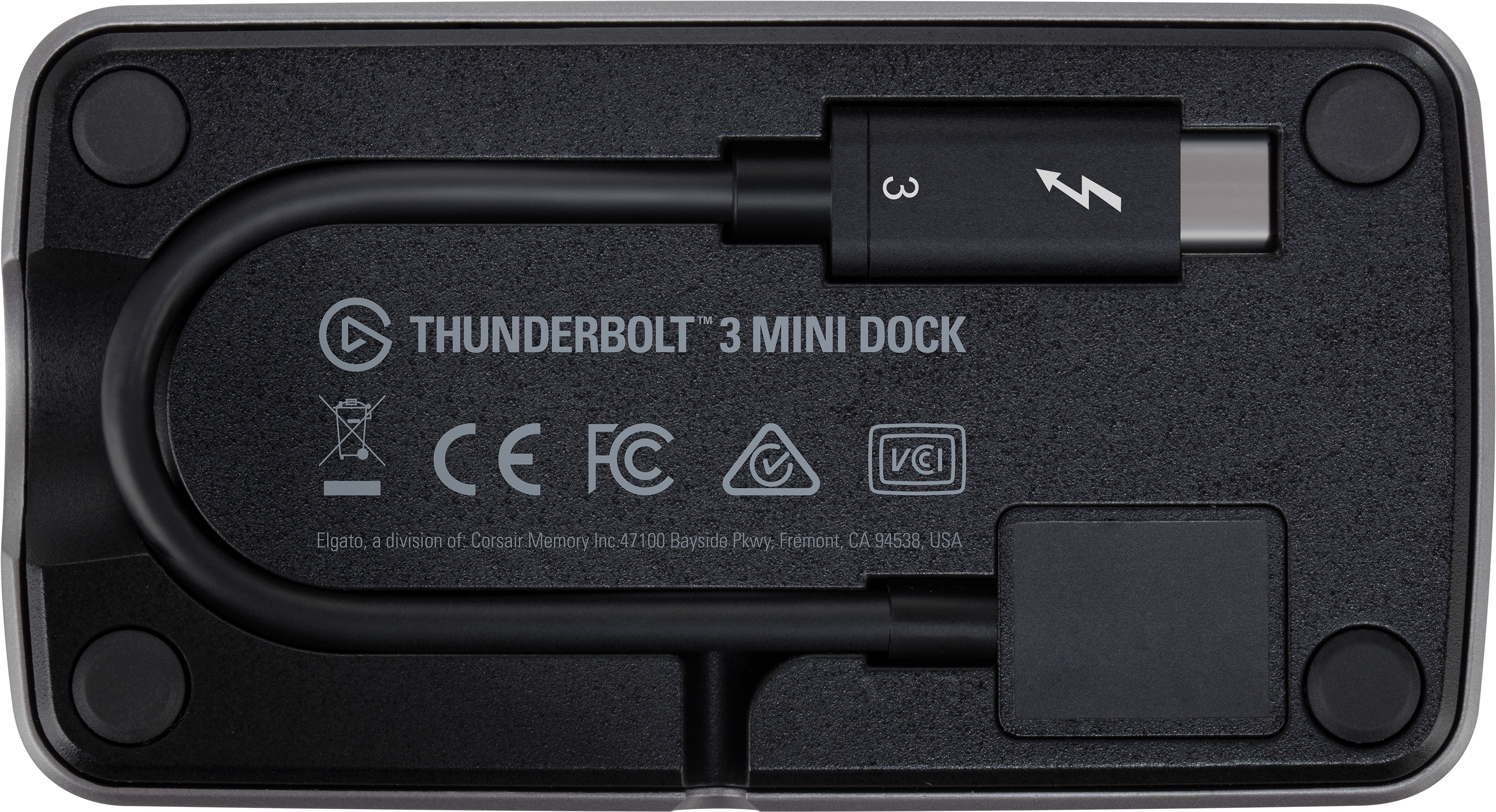 10DAB9901 Док-станция thunderbolt 3 mini dock Elgato Santreyd  - Вид №5