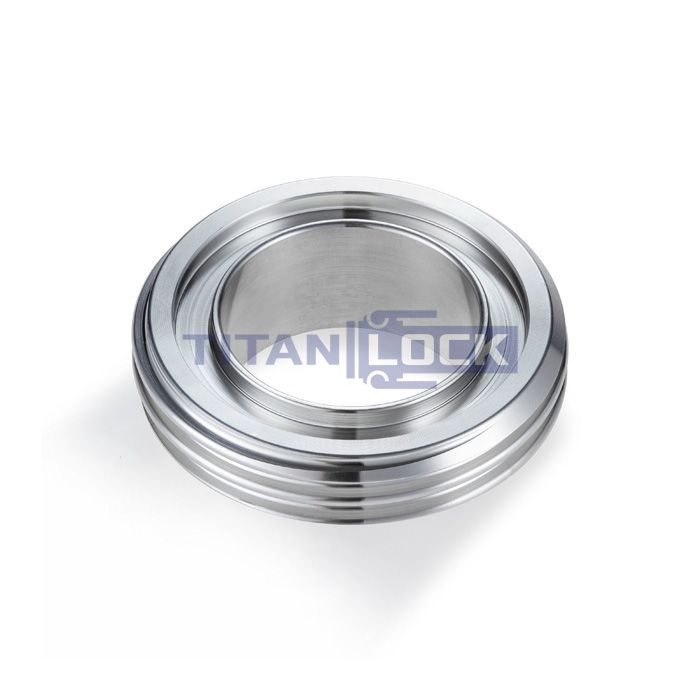 Резьбовой штуцер под приварку SMS 2 1/2", нерж. сталь 316, TL2.1/2THRWSS-S TITAN LOCK  - Вид №2