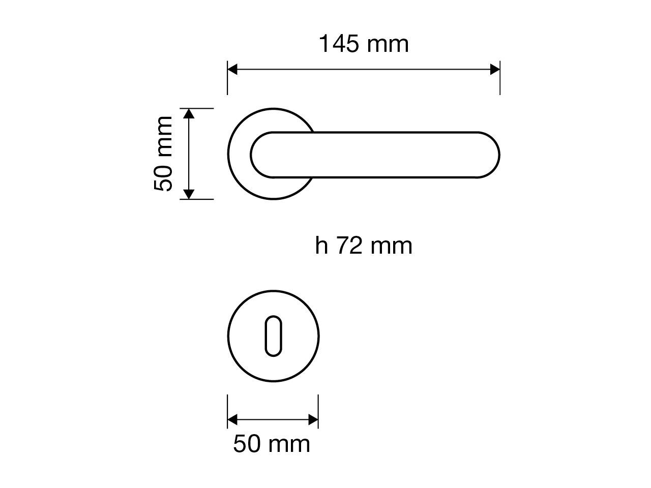 Латунная ручка с насадкой LINEA CALI' мечта ARCH-00004786 - Вид №1