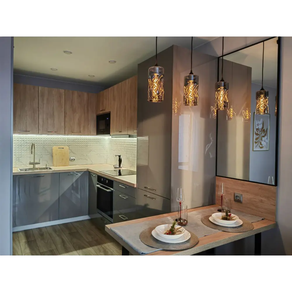 Фасад для кухонного шкафа Аша грей 39.7x76.5 см Delinia ID ЛДСП цвет светло-серый STLM-2179166 - Вид №8