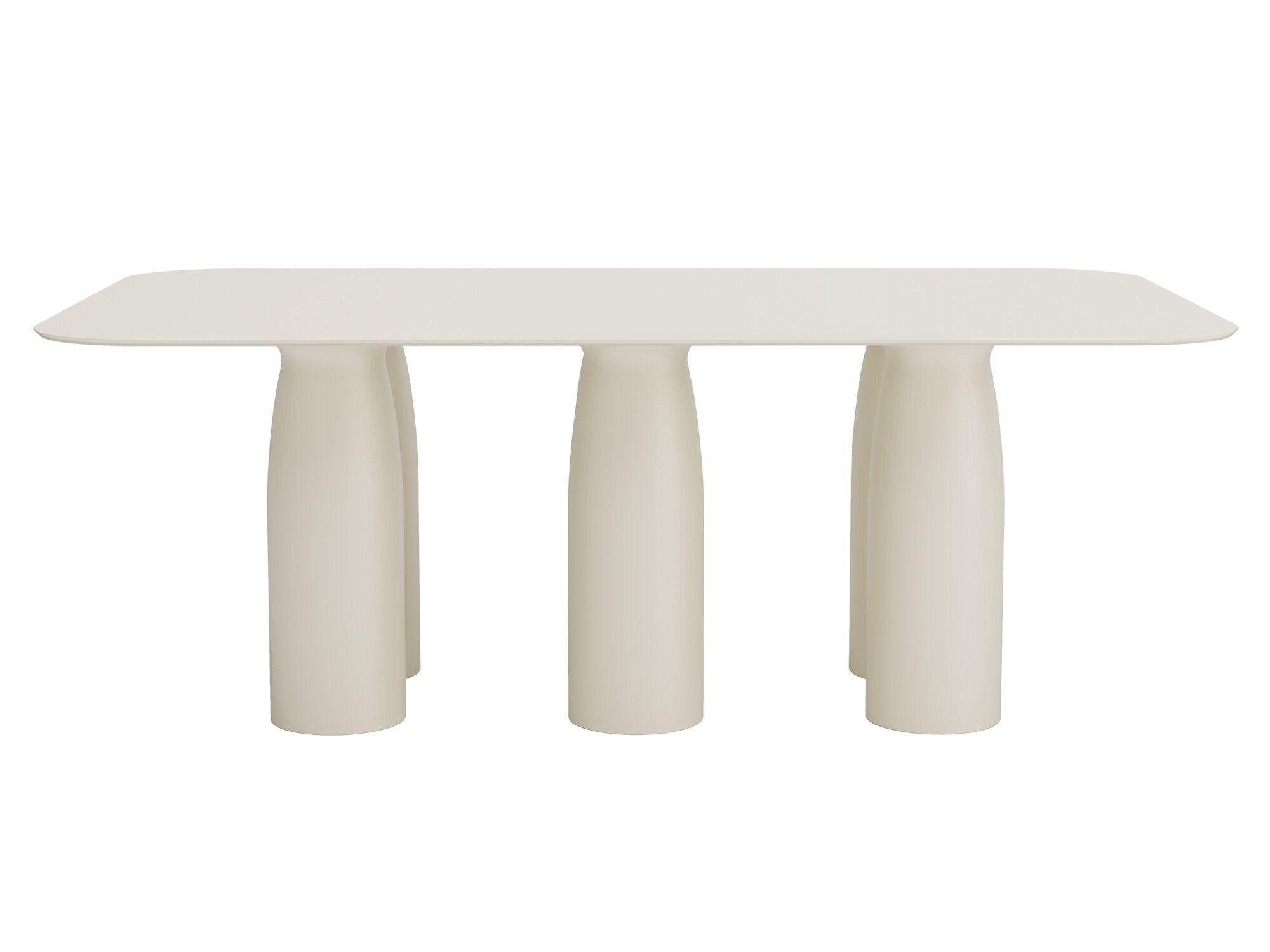 Прямоугольный обеденный стол из полиэтилена с верхней частью HPL Qeeboo Toto, Totino, Tata ARCH-00128628 - Вид №3