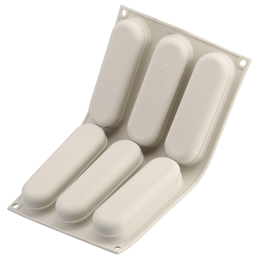 25.275.13.0065 Набор из 2 силиконовых форм для приготовления эклеров pop eclair Silikomart  - Вид №10