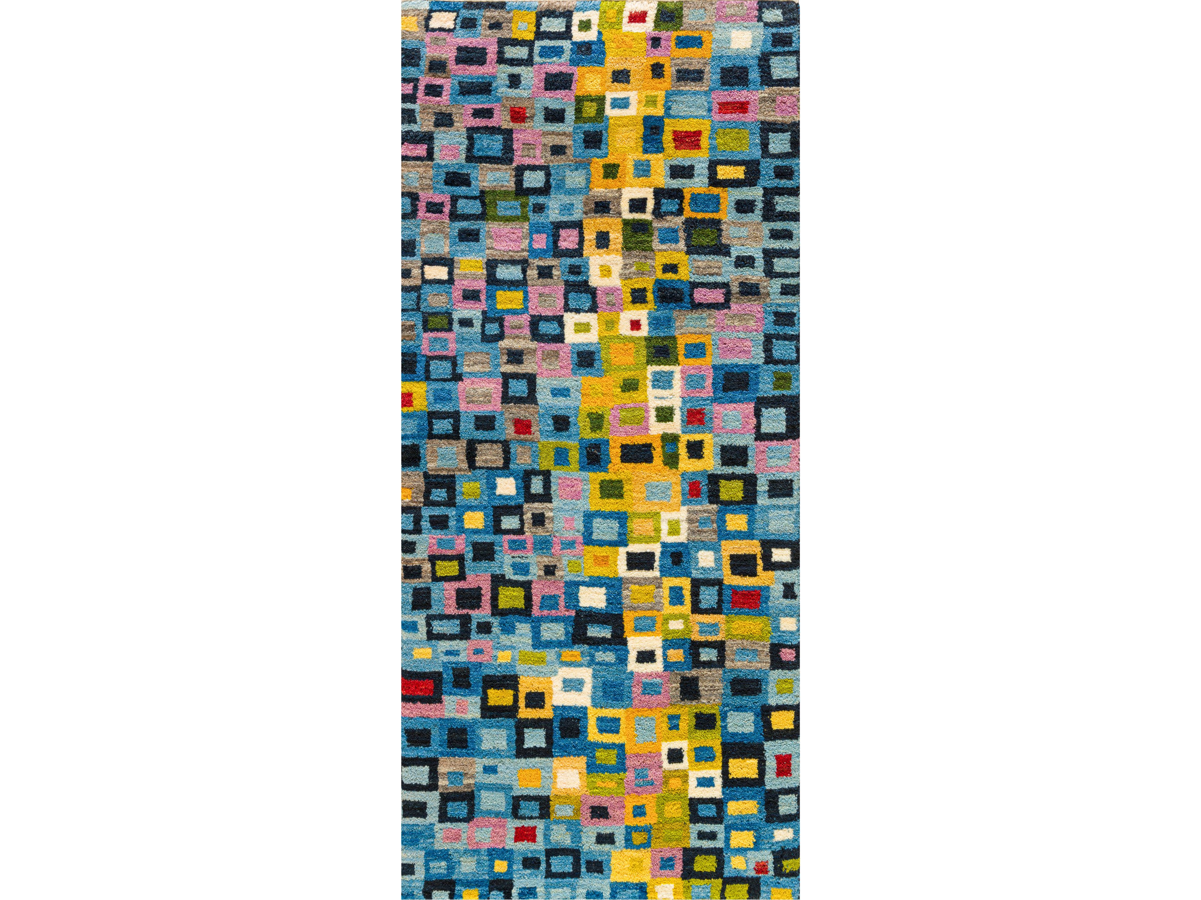 Прямоугольная юбка в клетку из шерсти Zollanvari Stained-Glass-Designer ARCH-00135146 - Вид №1