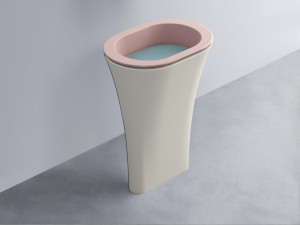 AMLA65-CP+AMPILO-PL+AMCOLO-TL Раковина Amedeo Ovale отдельностоящая cielo Enjoy + Amedeo