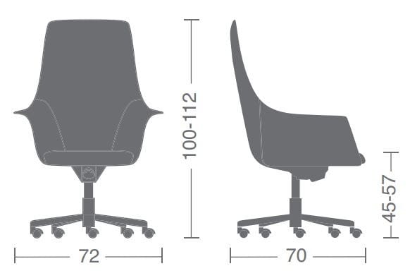 Операционный офисный стул Kastel Kimera ARCH-00031024 - Вид №6