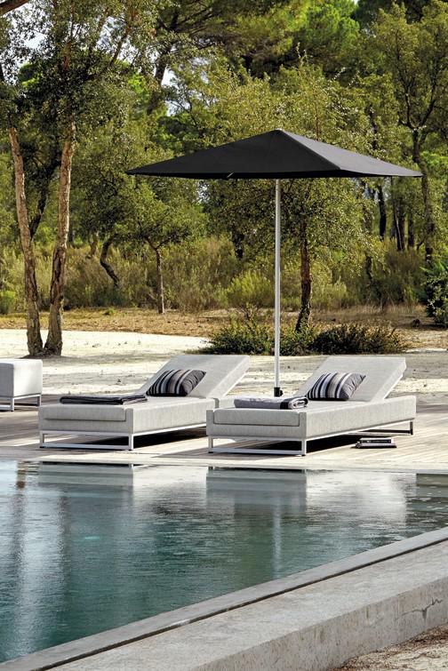 MNST55 Шезлонг lotus smokey 215 Manutti Zendo - Вид №5