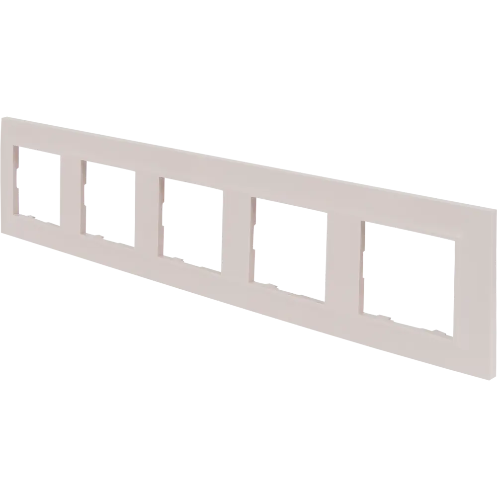Legrand Structura: Розовая 5-постовая рамка для розеток 82064658 STLM-0018646 - Вид №1