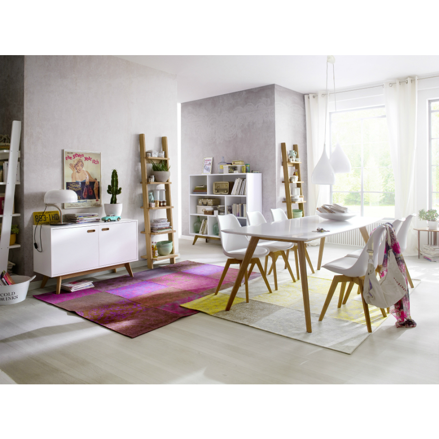 Сервант Tenzo Bess, 72х114х43 см, дуб, черный 2172024 - Вид №1