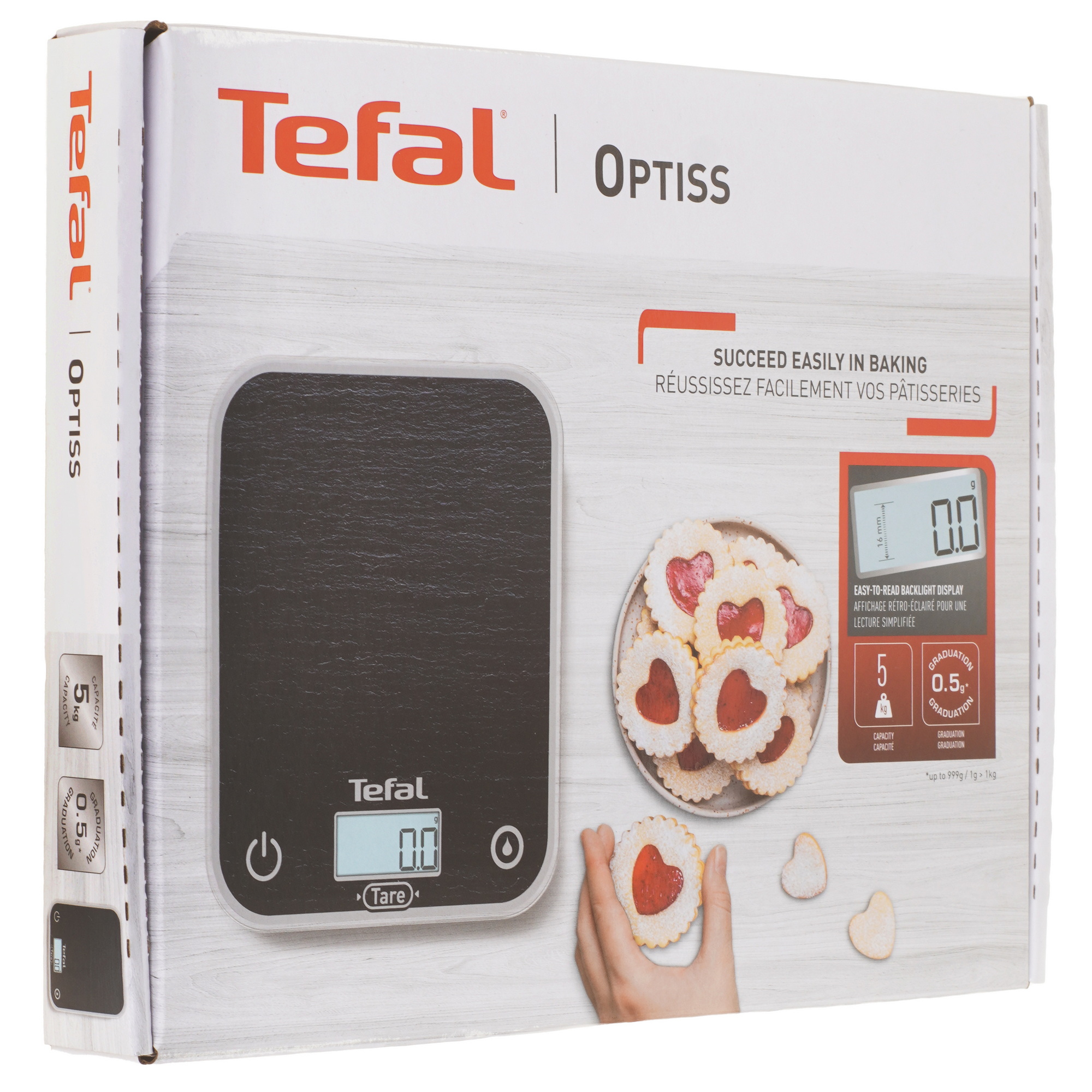 9259158 Кухонные весы Tefal Optiss BC50D2V0 черный STDN-0029774 - Вид №5