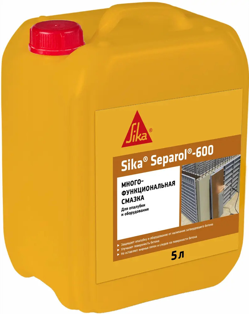 90260635 Смазка синтетическая Sika Separol-600 для форм и опалубки 5 л STLM-0153547