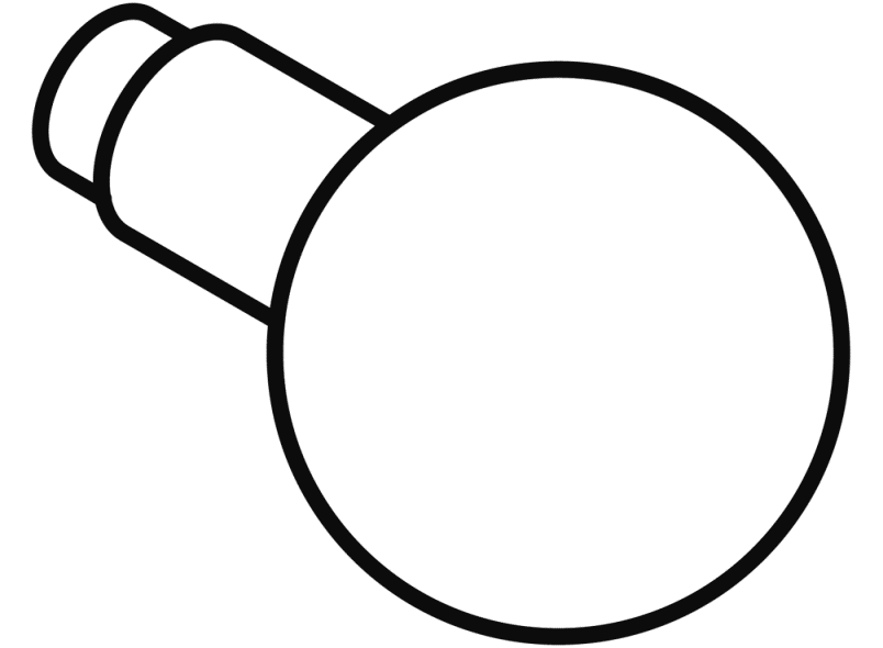 109XAHLT Толкатель кнопки, часть с отверстием (h-technik) HEWI System 111 | Edelstahl  - Вид №2