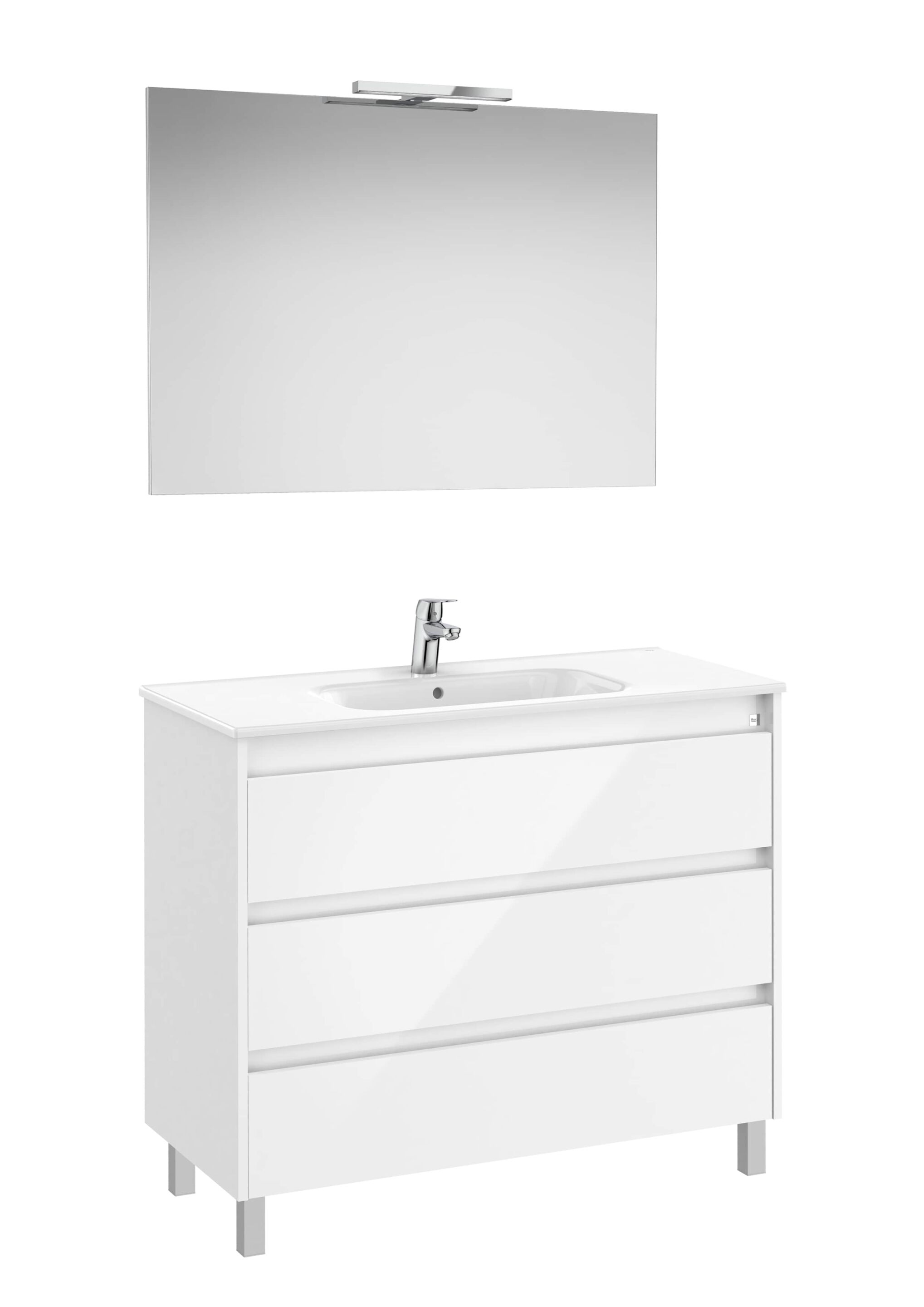 Деревянный напольный умывальник с зеркалом Roca Tenet ARCH-00150422 - Вид №15