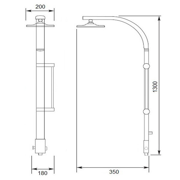 00162064 Душевой гарнитур Gllon Santreyd  - Вид №1
