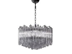 Люстра ручной работы из дутого стекла