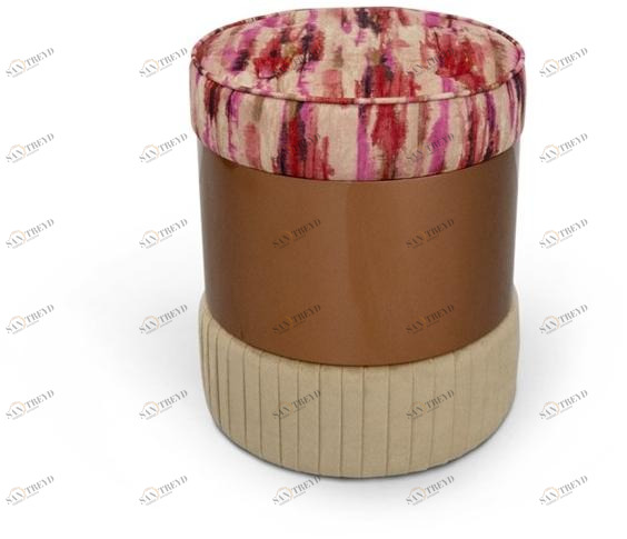 KOKET Круглый пуф из ткани sun-id-1490298