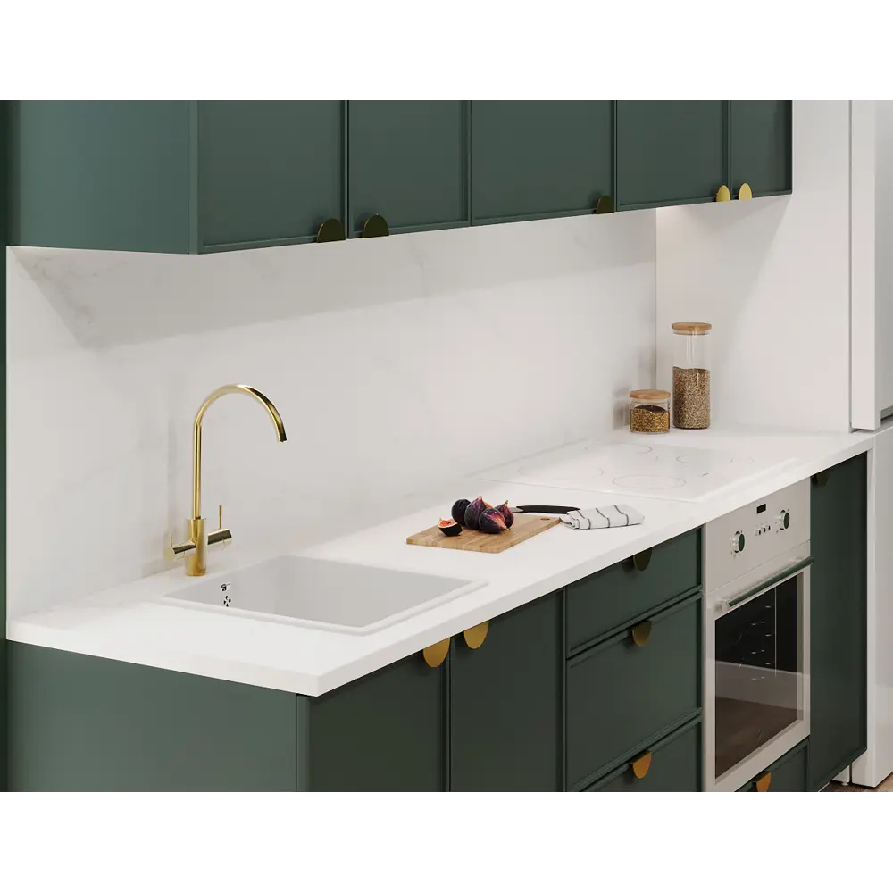 Фальшпанель Konsensa Инта для кухонных шкафов 10×102 см зеленый МДФ 89417920 STLM-1585284 - Вид №7