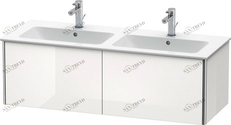XS407502222 XSquare Тумбочка подвесная Белый глянцевый декор Duravit