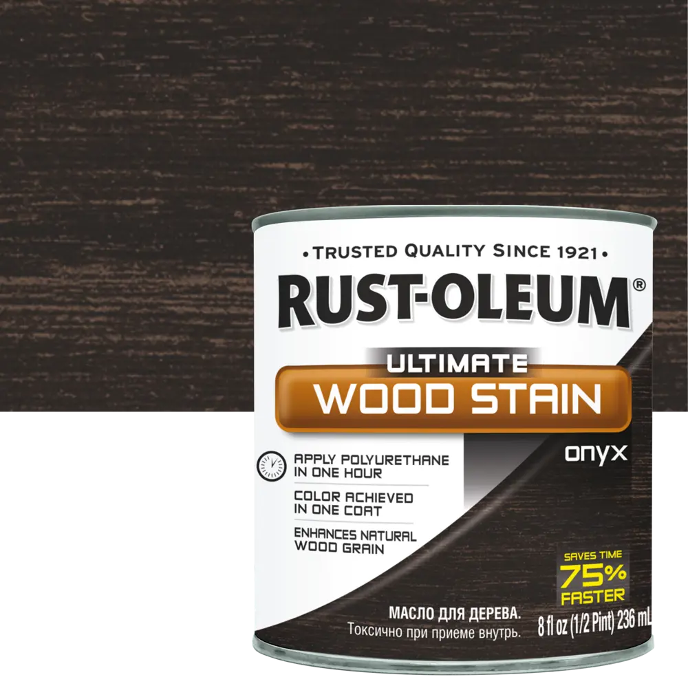 Масло тонирующее Ultimate цвет оникс 0.236 л 82482321 STLM-2205728 RUST-OLEUM 