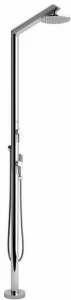 Inoxstyle Открытый душ из нержавеющей стали с ручным душем Tecno 01014 mmt beauty
