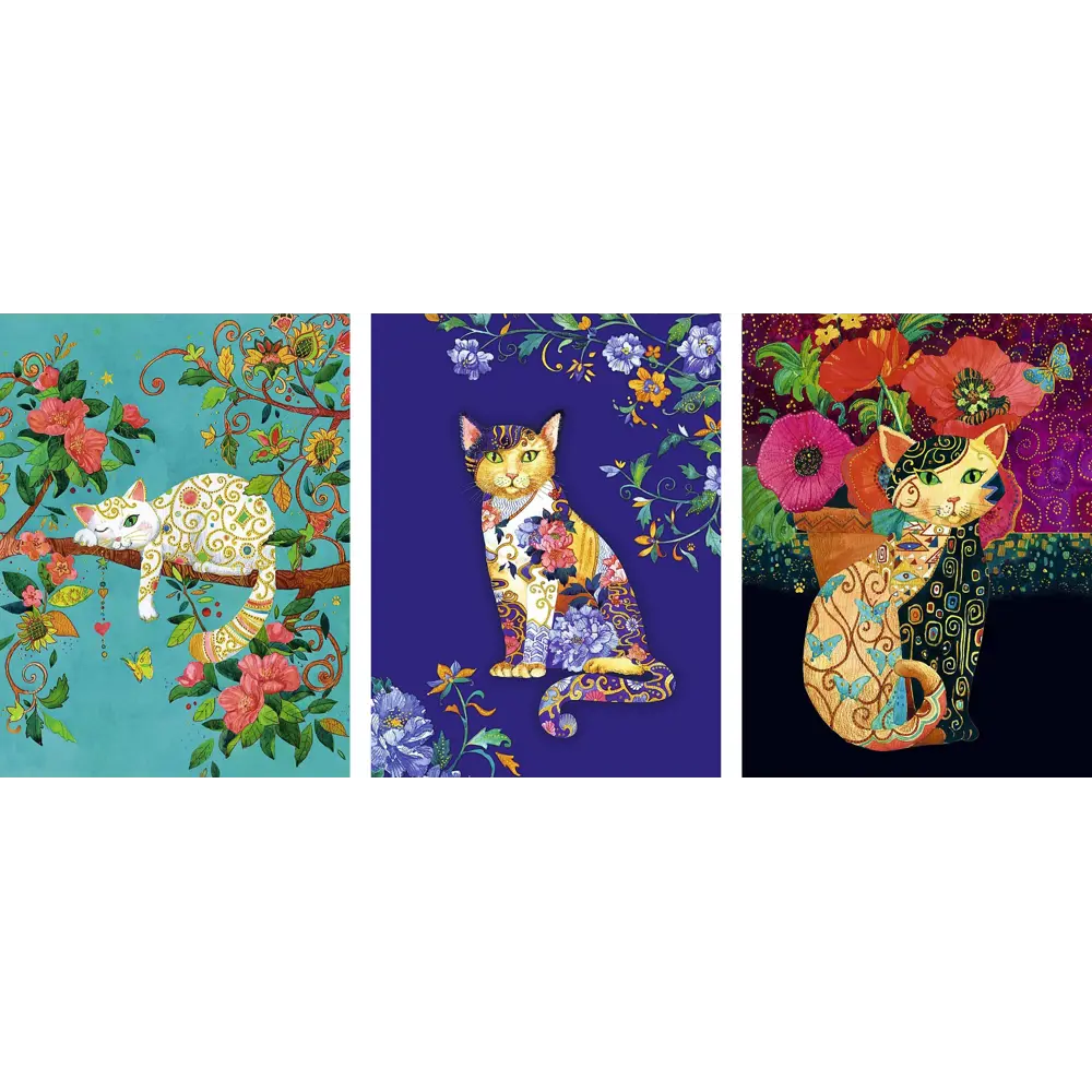 Постер КотАрт 30x40 см 3 шт АРТ ДИЗАЙН STLM-2141128