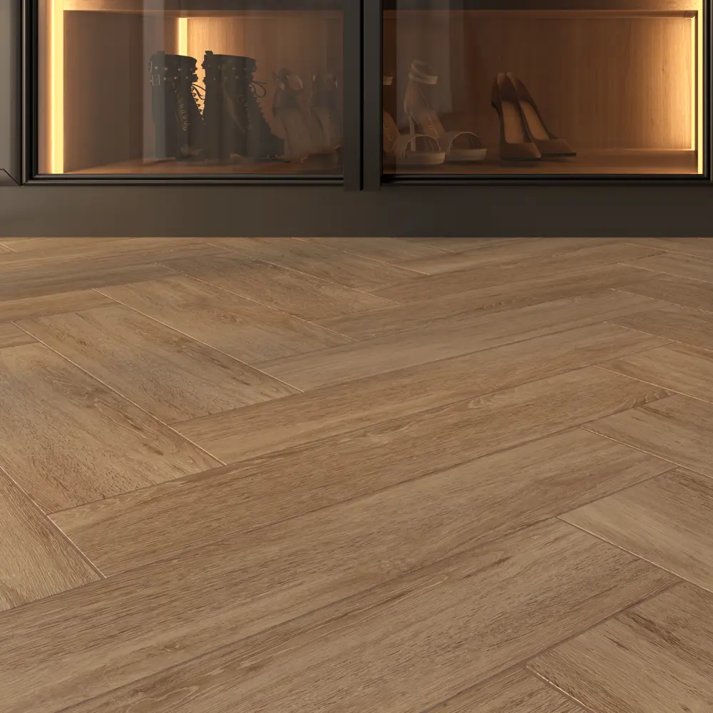 Глазурованный керамогранит Gracia Ceramica Taiga 12.5x50 см 0.875 м² матовый цвет коричневый STLM-2076268