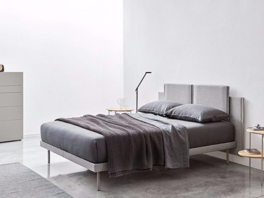 Caccaro Двуспальная кровать из ткани с регулируемым изголовьем sun-id-1369778 - Вид №1