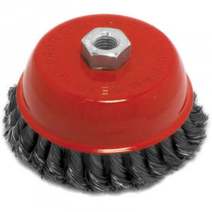 41888 Калибр Щетка для угловой шлифовальной машины Калибр 75 мм/М14 (арт.131707)