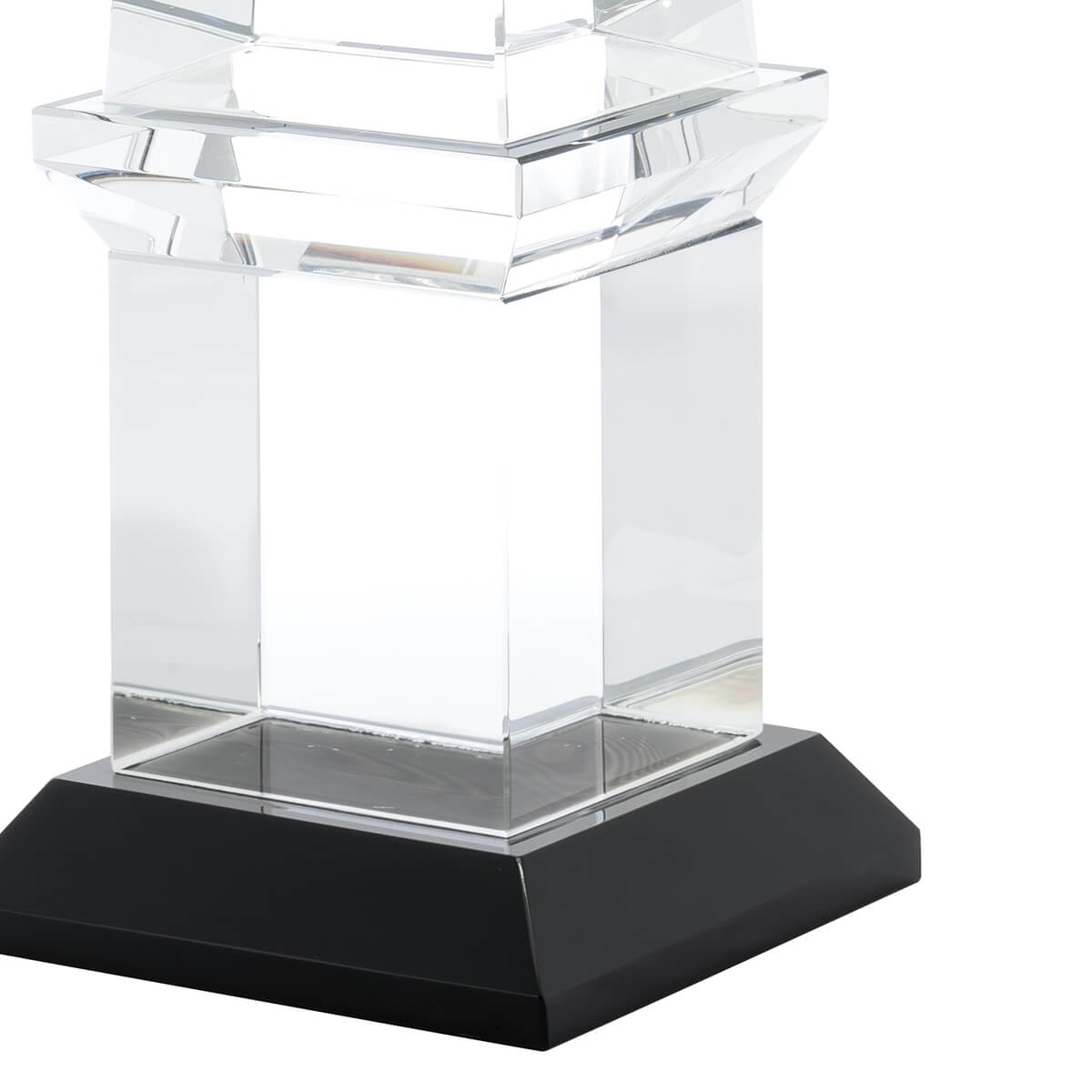 600905-CB ABHIKA ОБЕЛИСК КРИСТАЛЛ H57 CLEAR/BLACK  - Вид №1