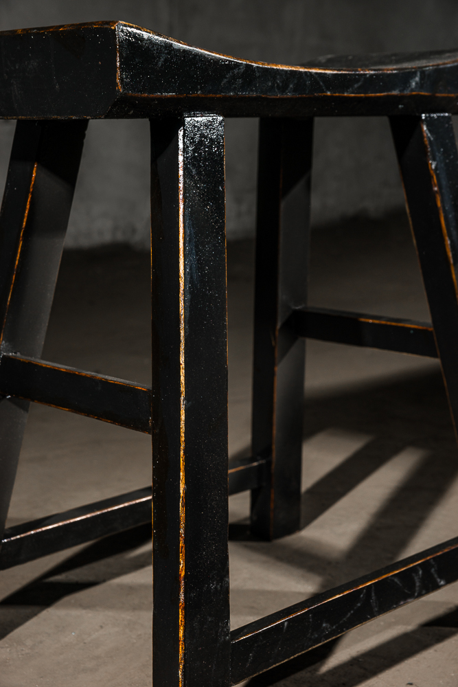 Табурет Энн Лу Чёрный ДОМАШНЯЯ ОБСТАНОВКА CHINA 017401 Чёрный Santreyd  - Вид №4