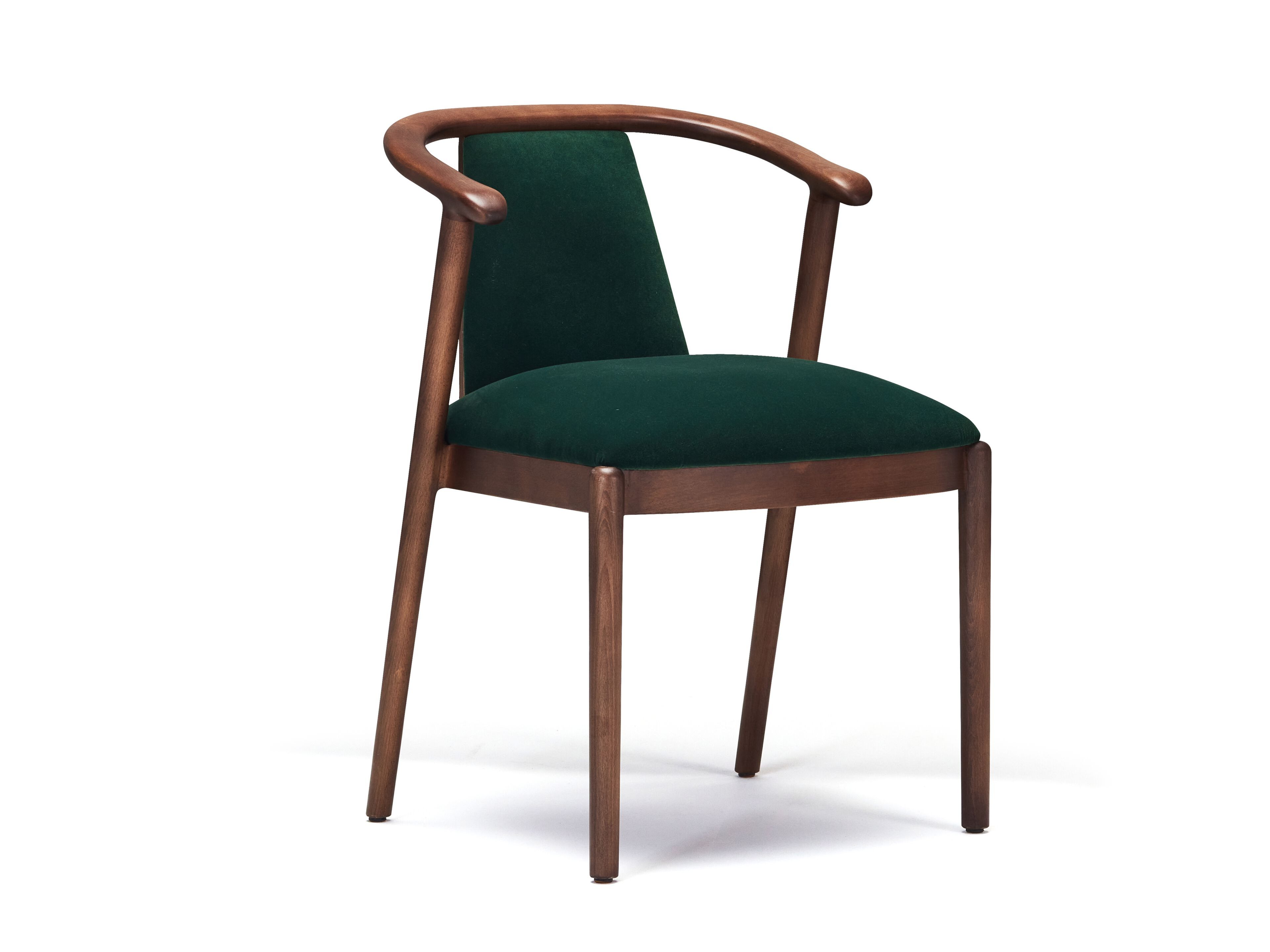 Стул из бархата и ясеня Papell Design гостиница ARCH-00010129