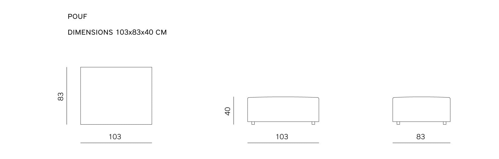 Пуф prostoria ARCH-00110418 - Вид №3