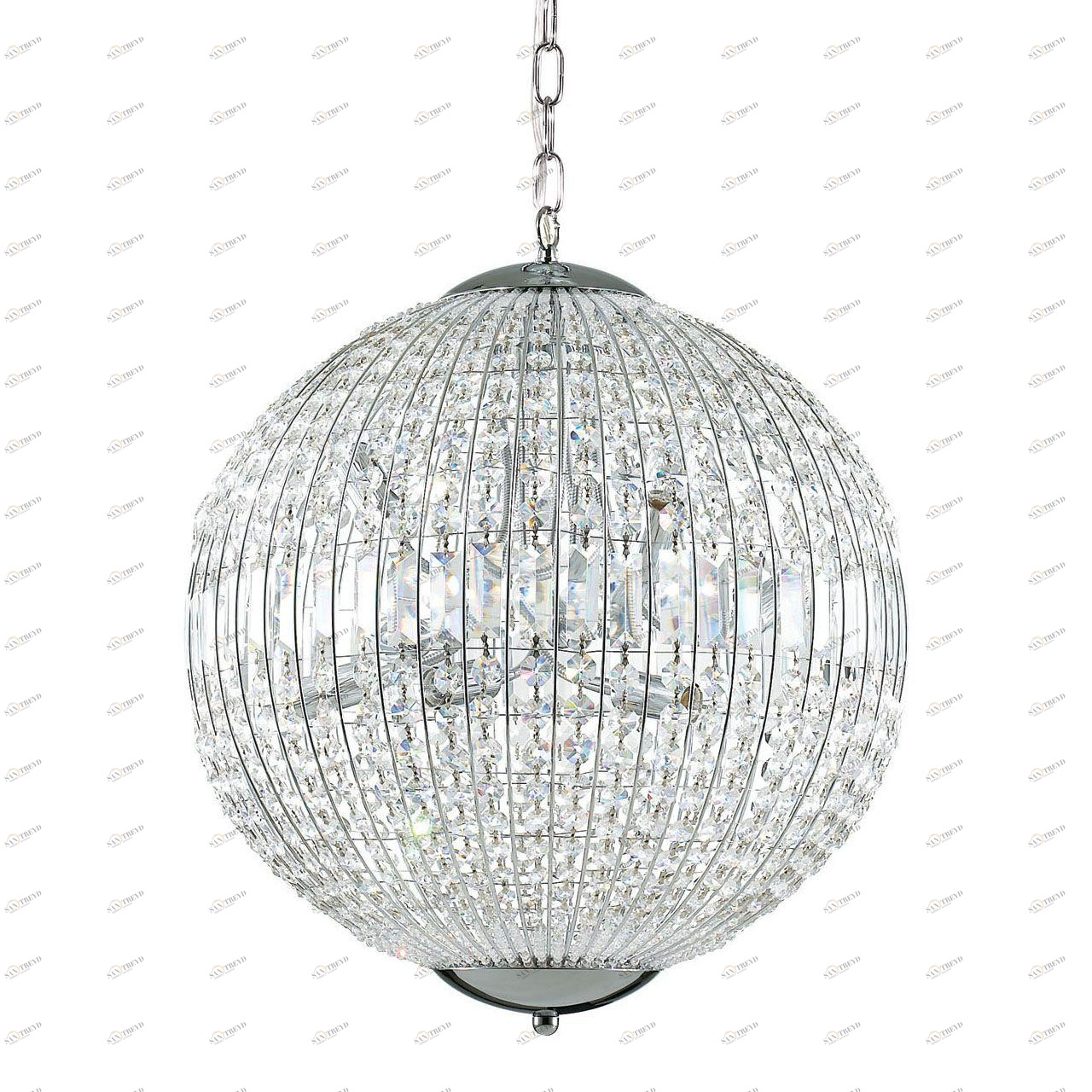 Подвесной светильник Ideal Lux Luxor SP8 IDEAL LUX ДИЗАЙНЕРСКИЕ, LUXOR 072683 Хром 