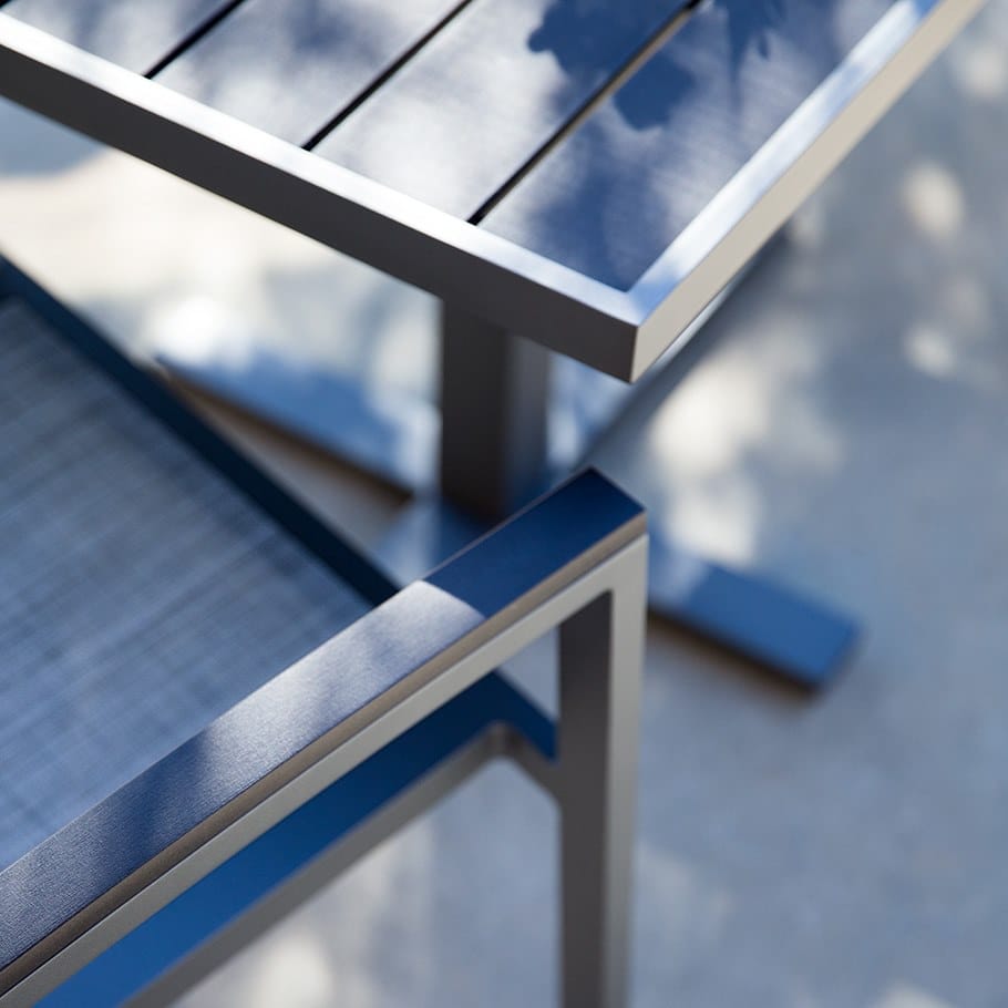 Квадратный садовый стол со спицами JANUS et Cie Duo ARCH-00023390 - Вид №7