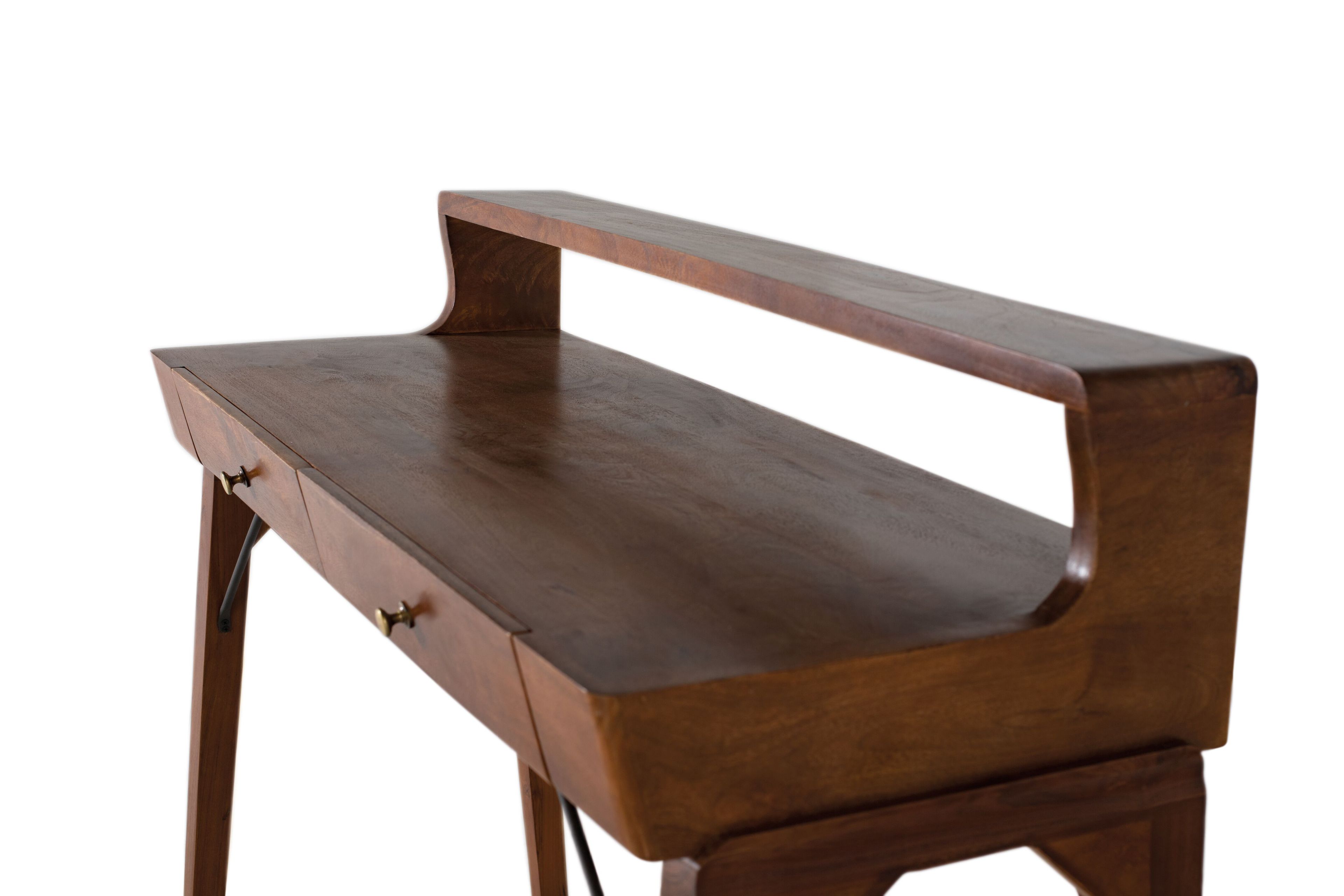 Письменный стол из манго с ящиками Giner y Colomer 1704 ARCH-00033088 - Вид №3