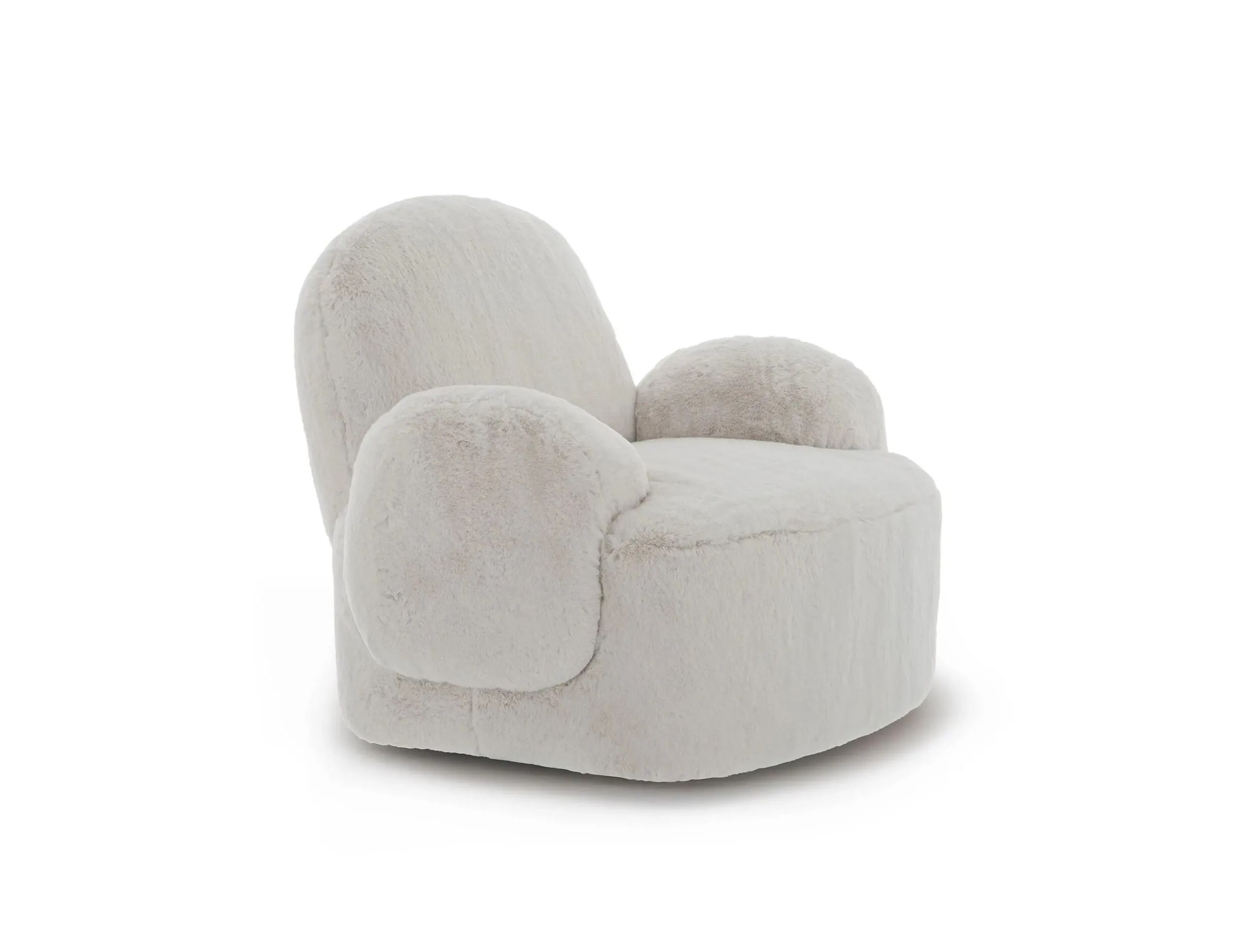 Кресло из искусственного меха с подлокотниками CAMPO DE' FIORI SWISS ARCH-00150634