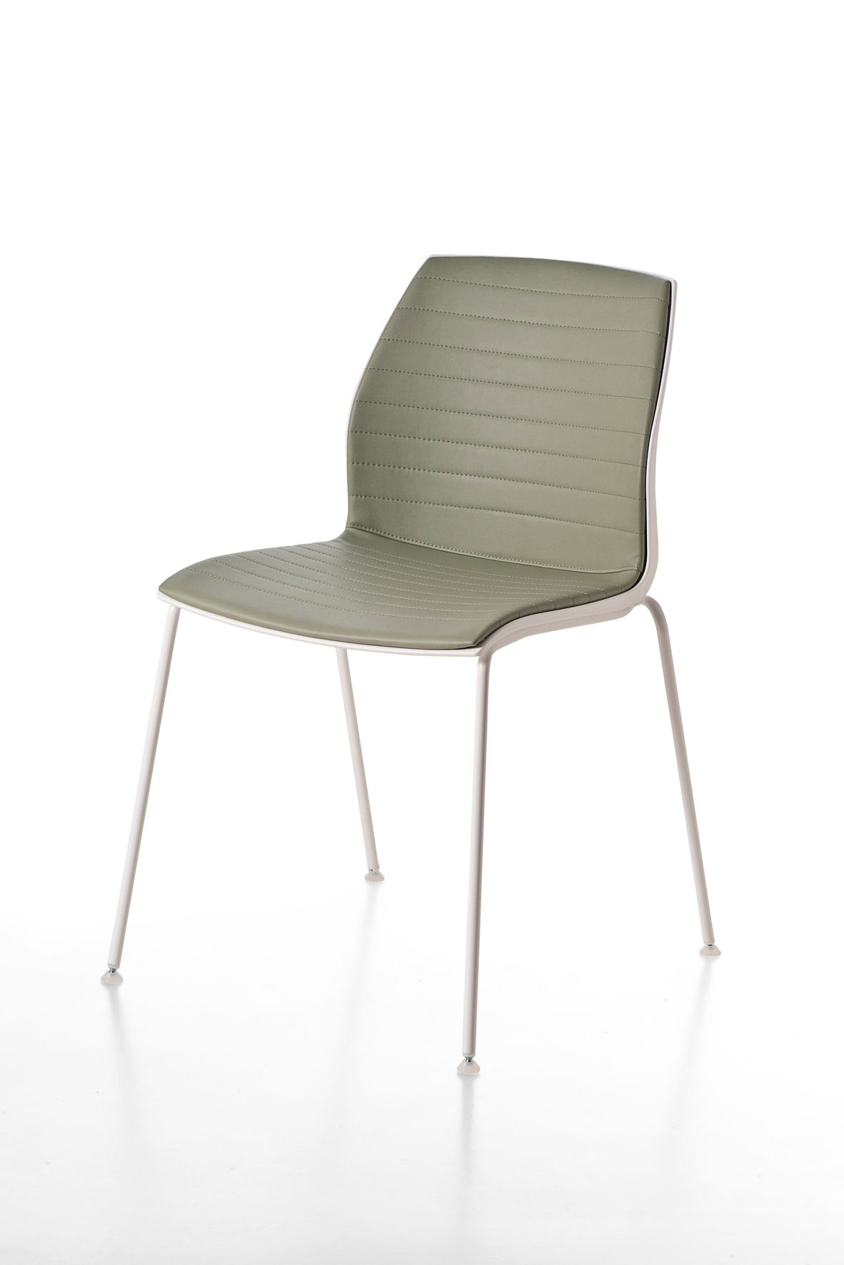 Штабелируемый кожаный стул Kastel Kalea ARCH-00112208 - Вид №1