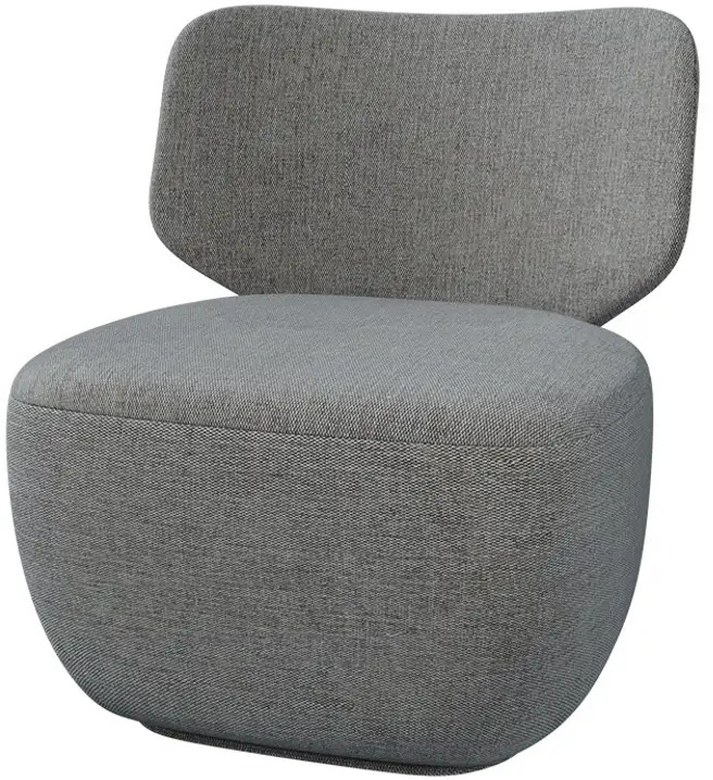 91313197 Кресло Ellipse furniture E5.2 76x88x76 см рогожка цвет серый STLM-1094684
