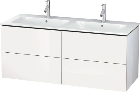 LC625901818 L-Cube Тумбочка подвесная Белый матовый, декор Duravit - Вид №2