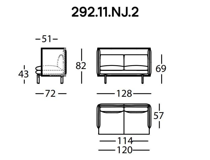 Ткань диван SANCAL Rew ARCH-00119015 - Вид №3