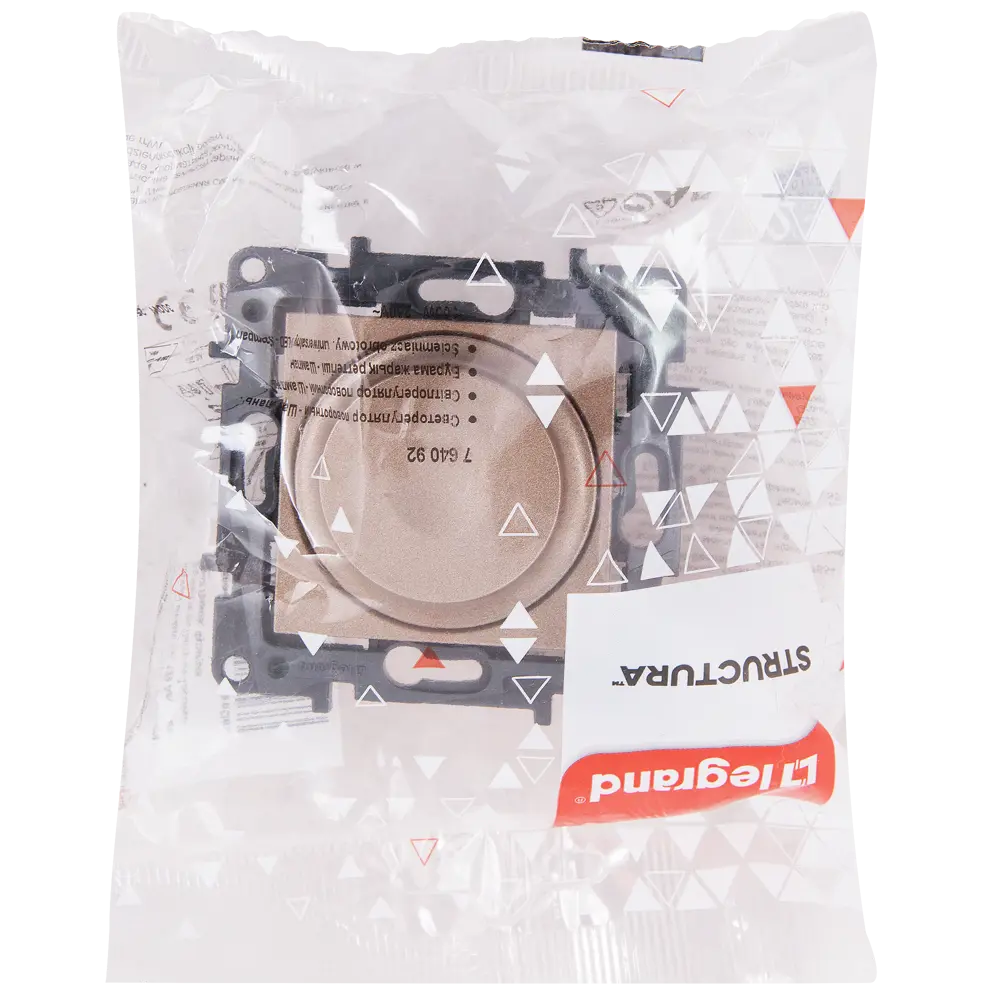 Legrand Structura - поворотный светорегулятор шампань для скрытого монтажа 82064660 STLM-0018648 - Вид №6