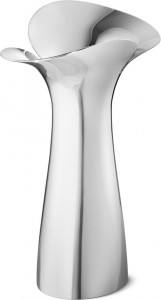 10661434 Georg Jensen Ваза Georg Jensen "Блум Ботаника" 22см Сталь нержавеющая