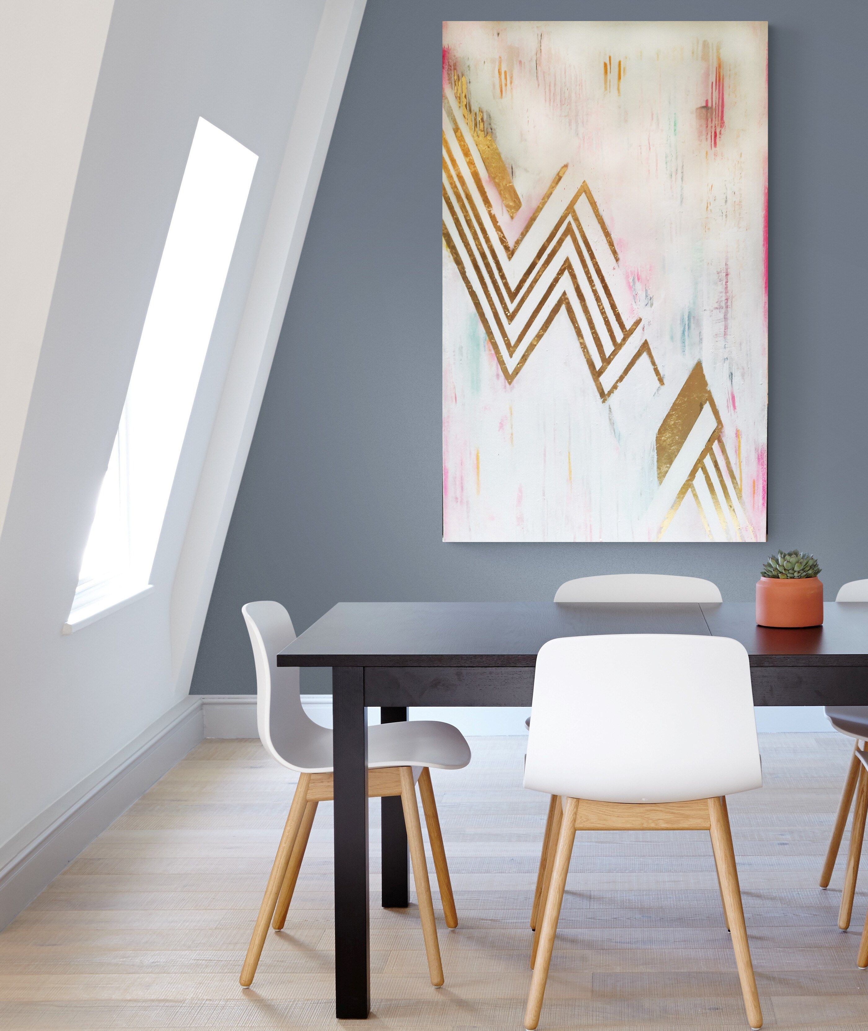 Картина ICI ET LÀ PINK & GEOMETRY ARCH-00067984 - Вид №1